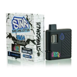 STNR MARY JANE EDITION (THCA+ LIVE RESIN + DELTA 9+ THCP)3GM DISPOSABLE 6CT/BOX