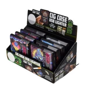 SMOKE ZILLA USB CIGERATE CASE MIX DESIGN 8CT/ BOX