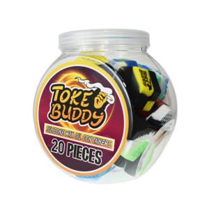 TOKE BUDDY SILICONE CONTAINERS 18ML HEX DESIGN 20CT/BOX