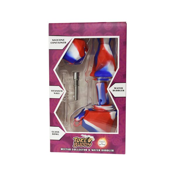 TOKE BUDDY SILICONE NECTAR COLLECTOR SET