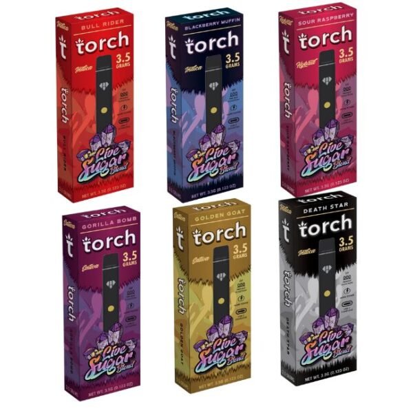 TORCH LIVE SUGAR BLEND 3.5GM DISPO 5CT/BOX