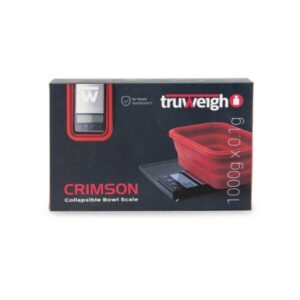 TRUWEIGH CRIMPSON SCALE COLLAPSIBLE BOWL (1000G X 0.1G) BLK/RED