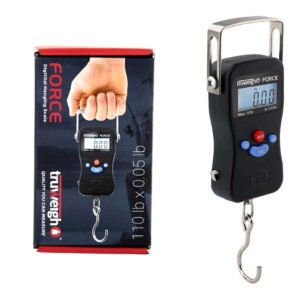 TRUWEIGH FORCE DIGITAL HANGING SCALE (110LB X 0.05LB) BLACK