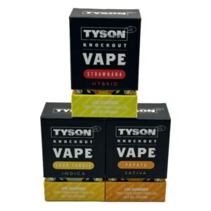 TYSON 2.0 KNOCKOUT (THCP+THCB+HHCP+THCH+D8 LIVE DIAMONDS ) 3GM DISPO 5CT/BOX