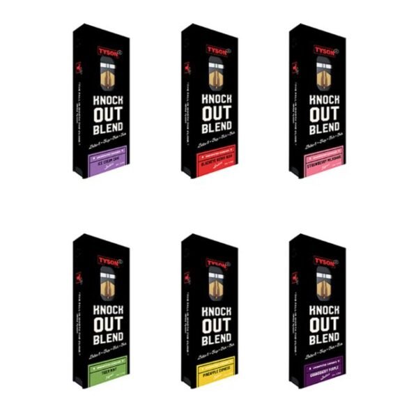 TYSON 2.0  KNOCKOUT BLEND (D8 + THCP+THCH+THCB) 2GM DISPO 10CT/BOX
