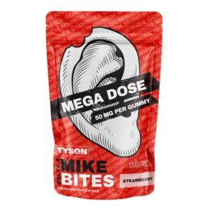 TYSON 2.0 MIKE BITES MEGA DOSE D8 THC GUMMIES 1000MG 10CT/BOX