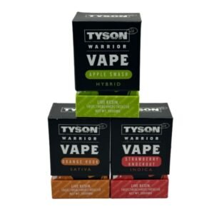 TYSON 2.0 WARRIOR LIVE RESIN 3G(THCP+ THCB+ HHCP+ THCH+D8) DISPOSABLE 5CT/BOX