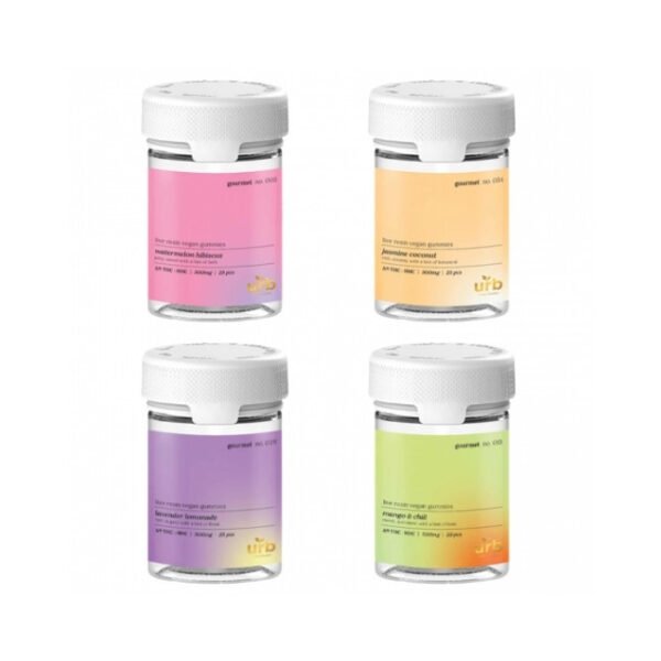 URB GOURMET LIVE RESIN DELTA 9 HHC GUMMIES 500MG 25CT/PK