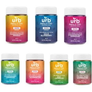 URB DELTA 9 THC 350MG GUMMIES 35CT/PK 6PK/DISPLAY
