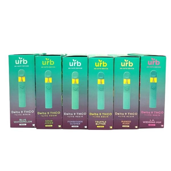 URB DELTA 9 THCO LIVE RESIN 3ML DISPOSABLE 6CT/BOX