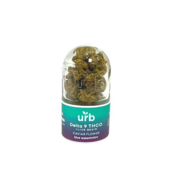 URB DELTA 9 THCO LIVE RESIN CAVIAR FLOWER JAR (7GM)