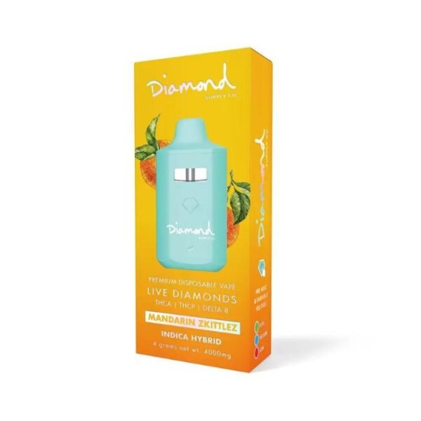 URB DIAMOND LIVE DIAMONDS (4ML) (THCA  +THCP + D8) DISPOSABLE 6CT/BOX