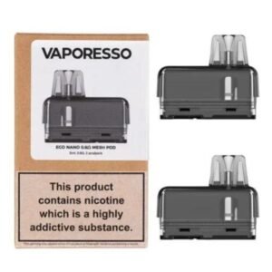 VAPORESSO ECO NANO 6ML MESH REPLACEMENT POD 2PK/ BOX