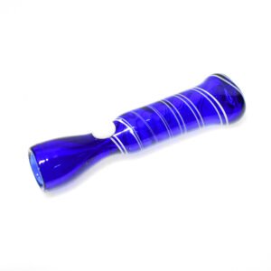 3 INCH GLASS SPIRAL DEFIX DESIGN CHILLLUM PREMIUM QUALITY ASSORTED COLORS "VCH100"