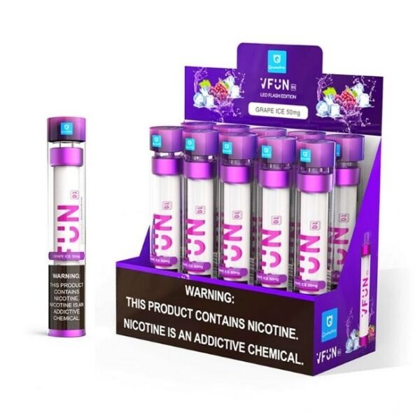 VFUN D1 DISPO (30ML) 1000 PUFFS - 10CT / BOX