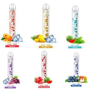 VFUN (D2) DISPO (32ML) 1000PUFFS - 10CT /BOX