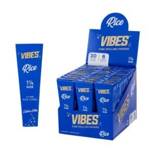 VIBES 1 1/4 SIZE CONE 6CT/PACK