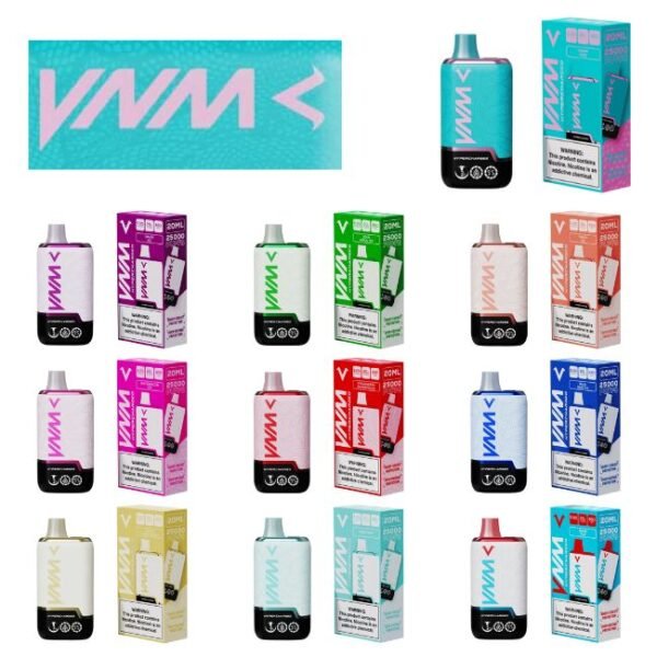 VNM HYPERCHARGED (100 ML) VM25000 DISPOSABLE VAPE 5CT/BOX