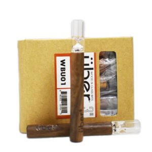 UBER WOODEN BATS WITH GLASS BOWLS 8CT / BOX