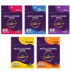 WISCONSIN HOMEGROWN DELTA 9 200MG GUMMIES 5CT/PACK