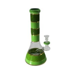 10'' CONICAL SHOWER MILKY GOLD LINE WATER PIPE