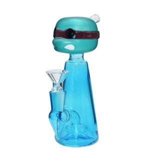 BOROSILICATE NEON WATER PIPE 6.5" HEIGHT ASSORTED COLORS "WP6043"
