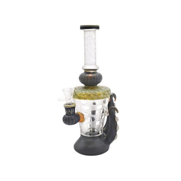 LOOKAH GLASS 12" OCTOPUS DESIGN WATER PIPE