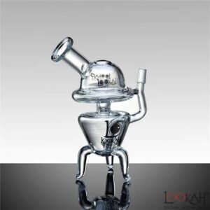 LOOKAH GLASS 12" TABLE LEG DESIGN RECYCLER WATER PIPE