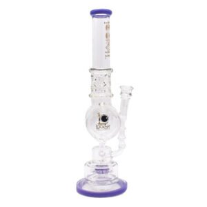LOOKAH 18" RING DESIGN GLASS WATER PIPE
