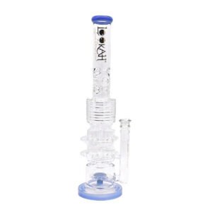 LOOKAH 18" TRIPLE PERC HEAVY DUTY GLASS WATER PIPE