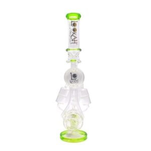 LOOKAH GLASS 18" SPRING DESIGN WITH TWO PERK WATER PIPE