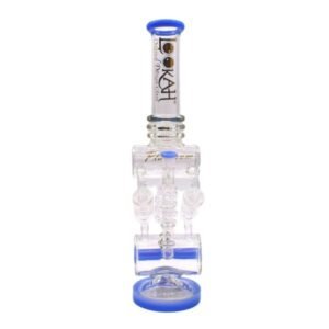LOOKAH GLASS 16" TANK WITH PERK DESIGN WATER PIPE