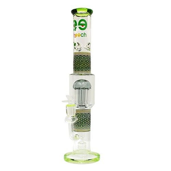 CHEECH 14" HEAVY BLIME ROLINE DESIGN WITH FLAME TREE PERC WATERPIPE