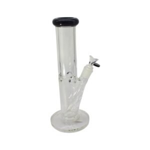 GLASS 12" HIGH QUALITY STRAIGHT TUBE WATER PIPE