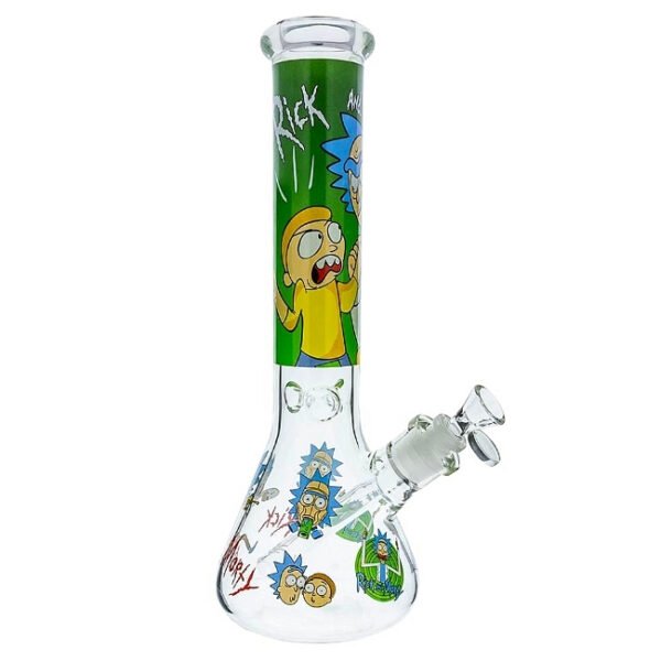 14" BEAKER BONG CARTOON DESIGN WATER PIPE ASSORTED DESIGNS "WPESB2020X1.JPG"