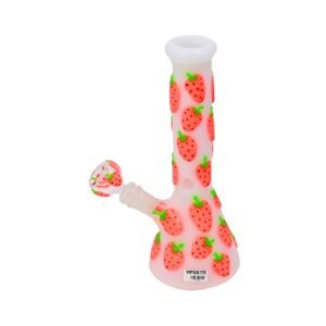 11'' STRAWBERRY DESIGN FANCY WATER PIPE