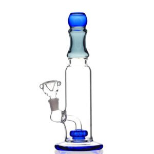 9 INCH GLASS HORILIX BLIES DESIGN WITH SLOBE INLINE SHOWERHEAD PERC WATERPIPE "WPVAP128"