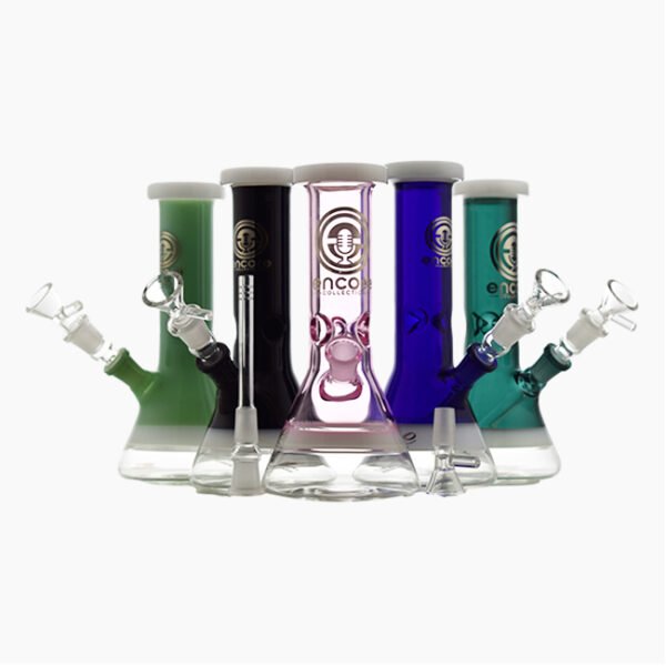 ENCORE COLLECTION BY BLACK SHEEP 8" BEAKER SOLID COLOR WATER PIPE (ASSORTED)