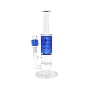 12" PERC DESIGN WITH ASH CATCHER GLASS WATER PIPE