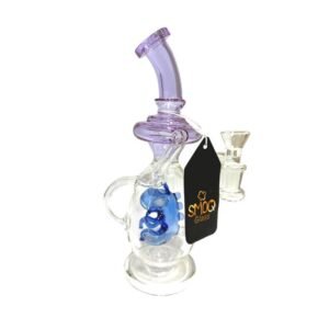 SMOQ GLASS 12" ANT DESIGN WATER PIPE