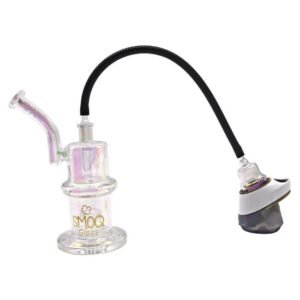 SMOQ GLASS 10" PERC WITH PUFFCO TOP ATTACHMENT WATER PIPE
