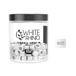 WHITE RHINO CERAMIC DROP IN 50CT/ JAR
