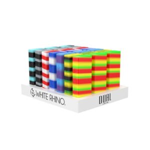 WHITE RHINO SILICONE DUAL CONTAINER 21CT/BOX