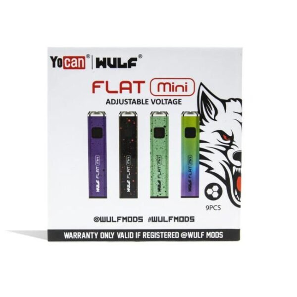 WULF MODS YOCAN FLAT SERIES VV CARTRIDGE BATTERY (ASSORTED COLORS)