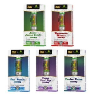 YOCAN GOLD & CUREVANA THC-A LIQUID DIAMOND 3GM CART 5CT/ BOX