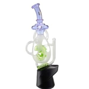 SMOQ GLASS PUFFCO PEAK PRO TOP WITH DRAGON DESIGN