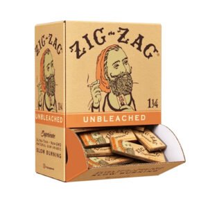 ZIG ZAG UNBLEACHED PAPER 1-1/4 PROMO PACK (48 BOOKLETS / 50LEAVES)