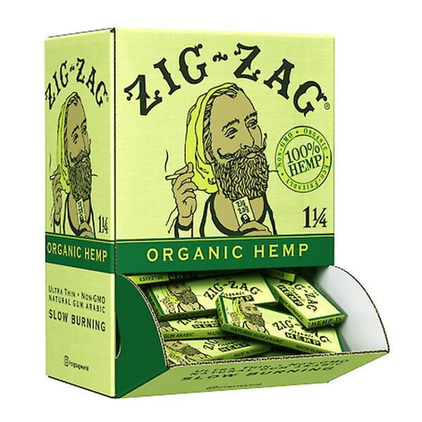 ZIG ZAG ORGANIC HEMP PAPER 1 1/4 PROMO PACK (48 BOOKLETS / 50 LEAVES)