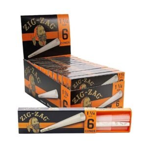 ZIG ZAG CONES 1 1/4 SIZE ( 24 Packs Of 6 Cones Each)