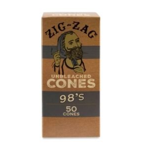 ZIG ZAG UNBLEACHED CONES 98'S
